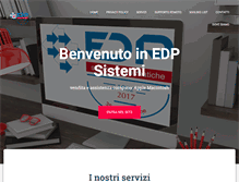 Tablet Screenshot of edpsistemi.com